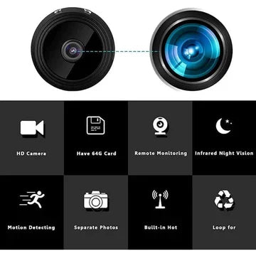 Wireless Magnetic Mini Camera — Live Audio & Video Stream