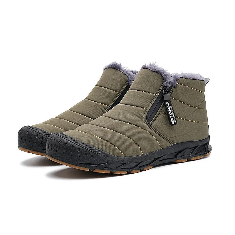 Winter Insulated Barefoot Shoes — 100% Waterproof Construction and Cozy Fleece Lining