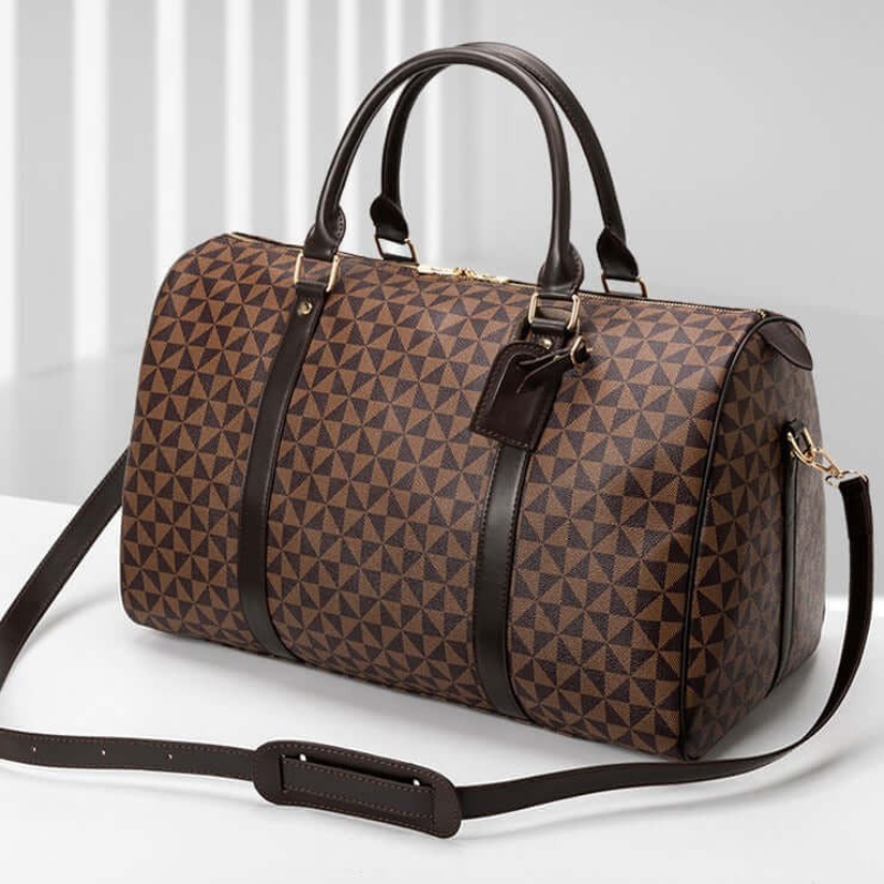 Westman Hochwertige Unisex-Reisetasche aus Leder — stilvolle Weekender-Tasche