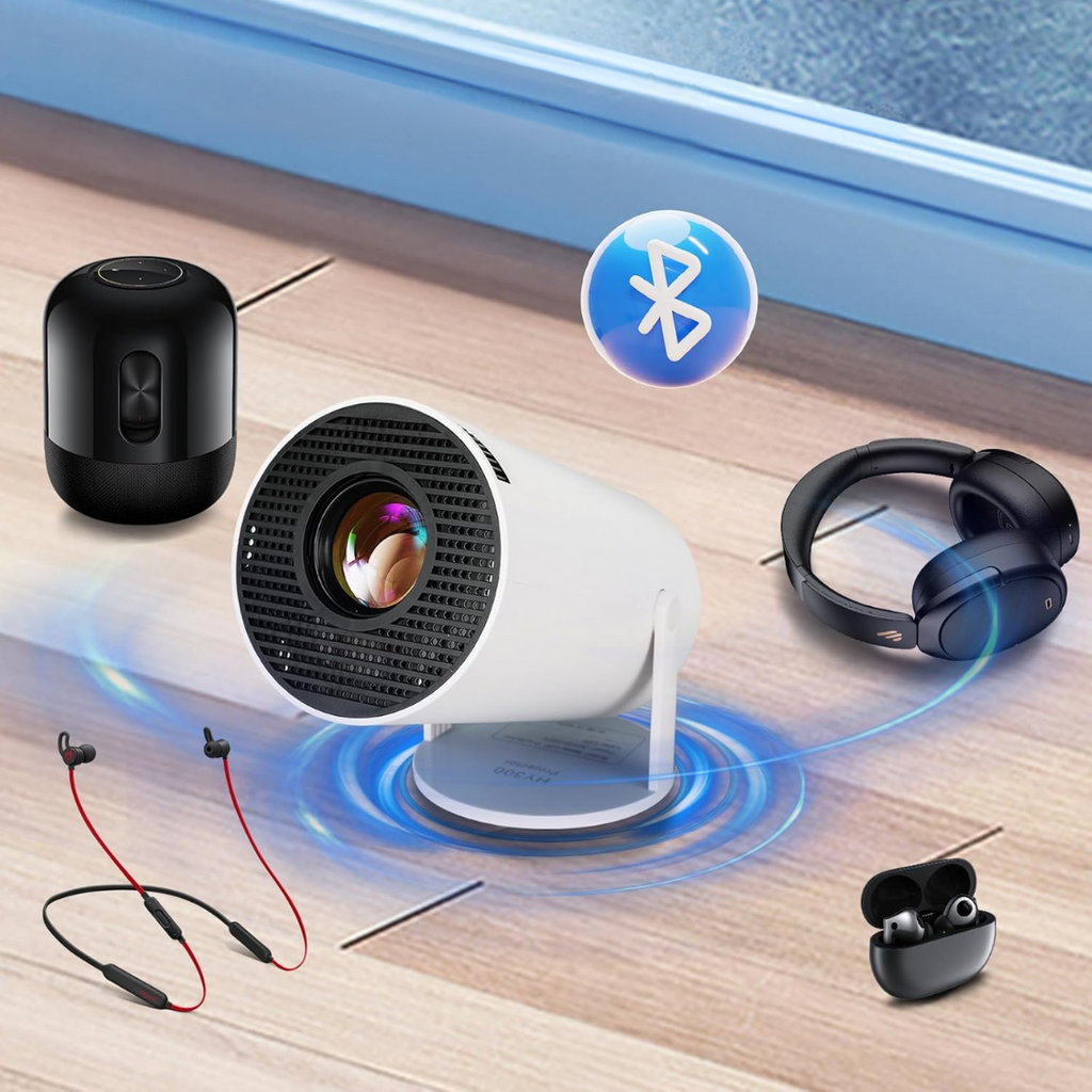 Portable 4K Ultra-HD Smart Projector
