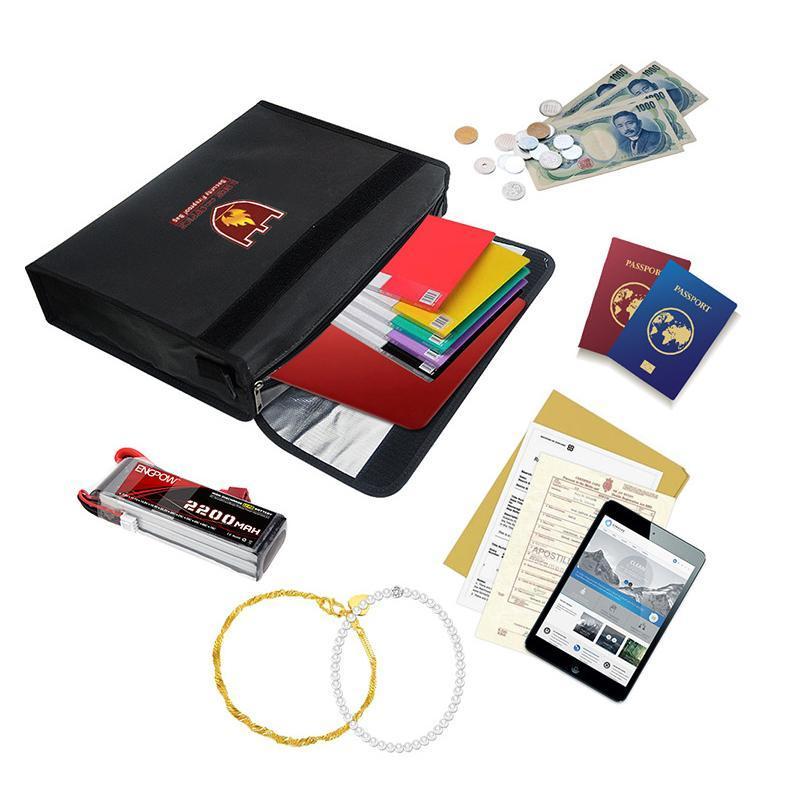 Waterproof and Fireproof Document Storage Bag