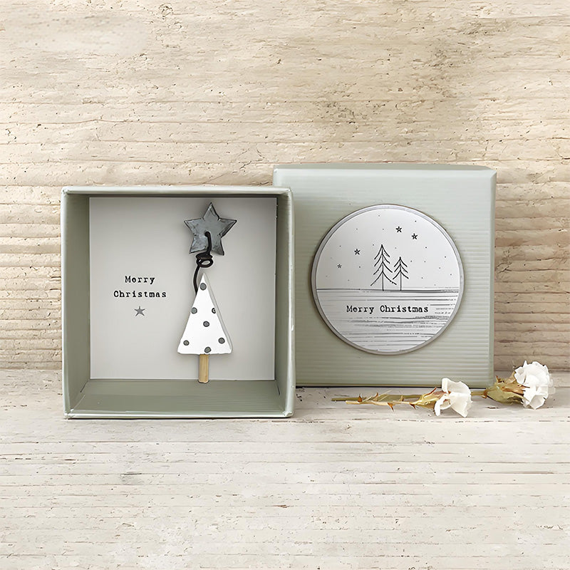 Caixa de oferta Amizade com anjo — Figura decorativa inspiradora para guardar como recordação