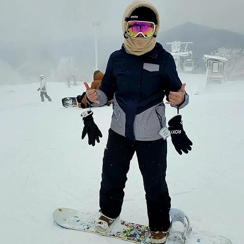Gorro de inverno 3 em 1 — proteção quente contra o vento, gola e cobertura para o rosto