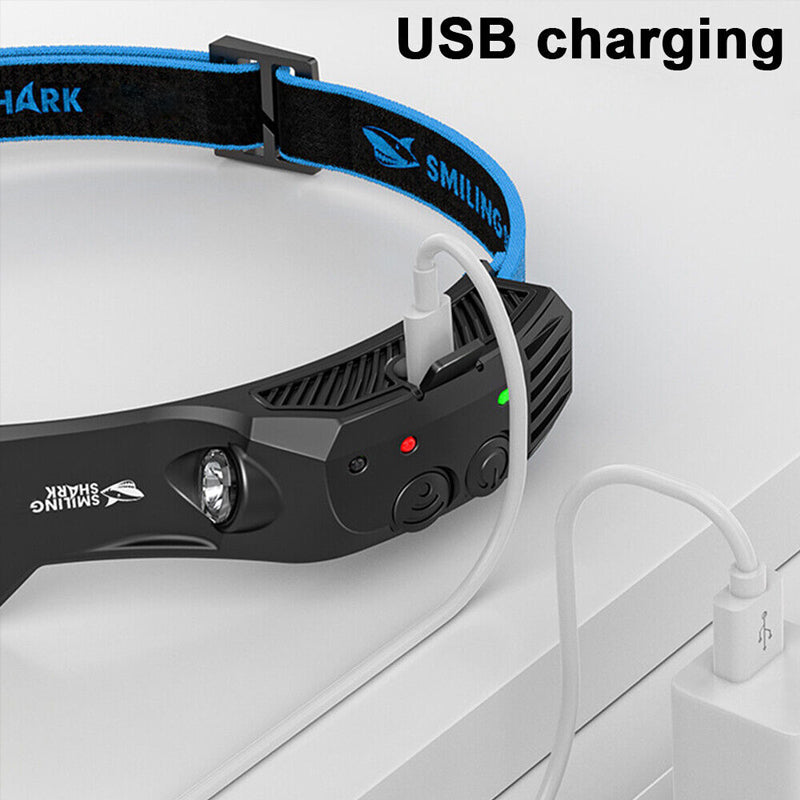 USB-ladattava LED-otsalamppu - tehokas leveä valokeila ja kohdevalo