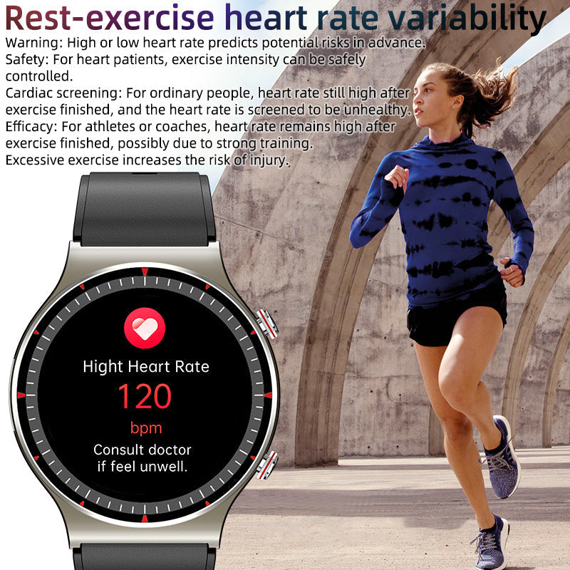 CFDA Smartwatch — ECG, Blood Oxygen and Heart Rate Health Monitor