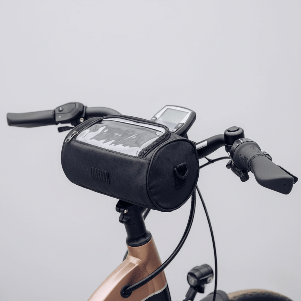 CycleGuard Waterproof Bike Bag — Built-In Touchscreen Access