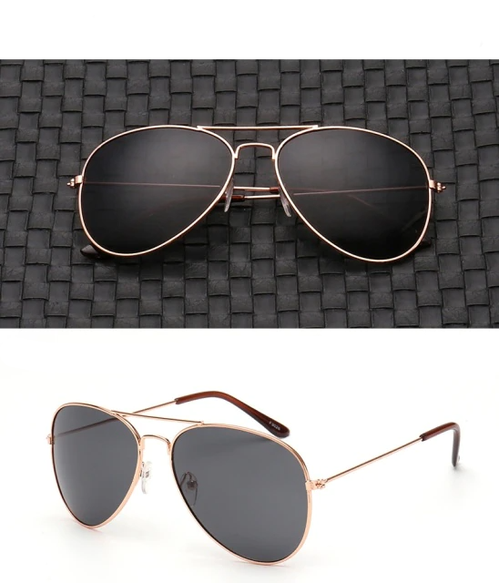Gafas de sol de aviador polarizadas de lujo — Ligeras y resistentes a los arañazos