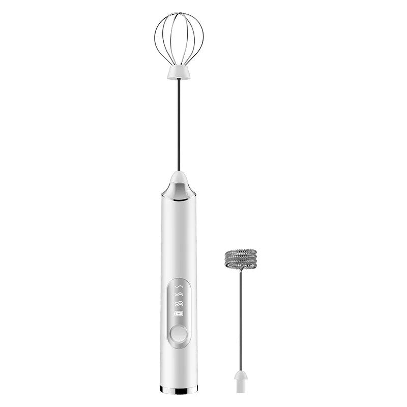 Espumador y batidor de leche portátil de acero inoxidable 304 — 30 cm, 126 g