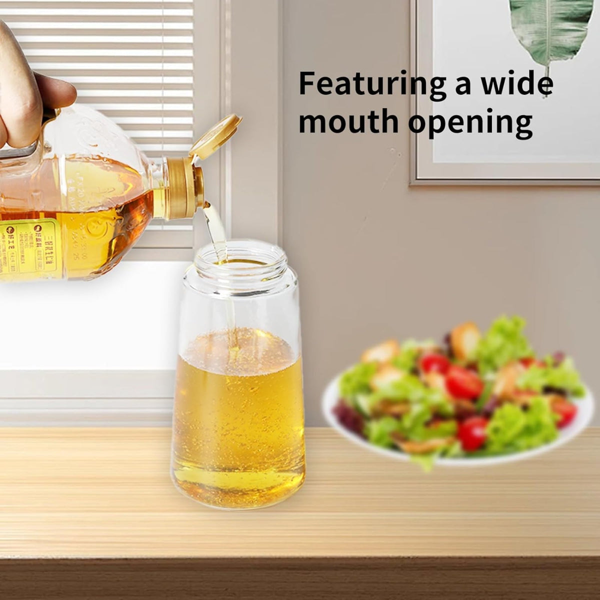 二合一油瓶 — 多功能厨房按压式倒油泵