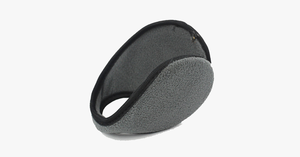 Fleece Earmuff Pair — 9cm Ear Pads, 34cm Head Circumference