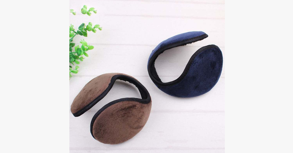 Fleece Earmuff Pair — 9cm Ear Pads, 34cm Head Circumference