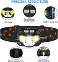 2er-Pack ultraleuchtende LED-Stirnlampen — wiederaufladbar, wasserdicht, mit Bewegungssensor