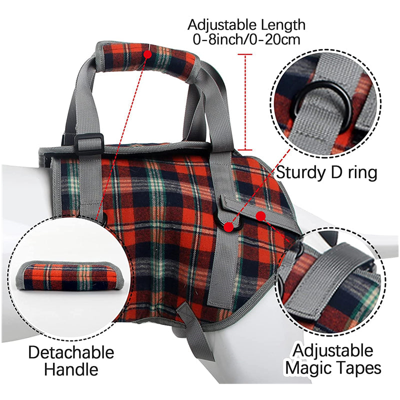 Pet Recovery Sling — Dog Lift Harness with Carry Handle