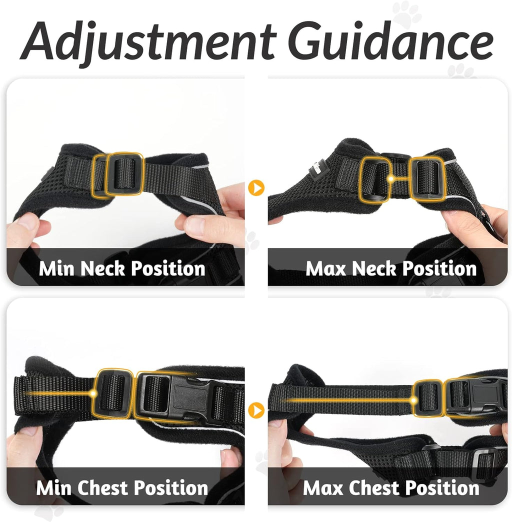 Escape-Proof Adjustable Cat Harness and Leash