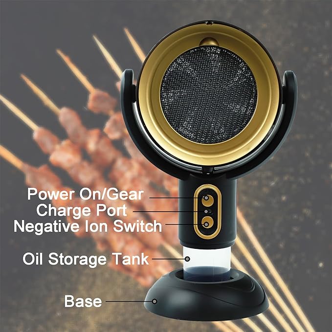 AetherVent Powerful Rechargeable Fume Extractor — Portable Kitchen Hood
