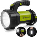 Lanterna de campismo recarregável Alpswolf — lanterna LED de 800 lm e projetor, bateria de 3600 mAh, modo de luz vermelha intermitente, estrutura compacta e portátil