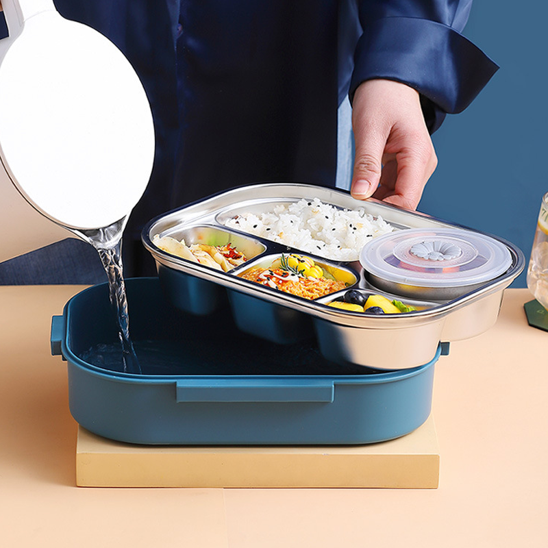 Portapranzo termico ThermoBox — capacità 1500ml, vassoio interno divisorio