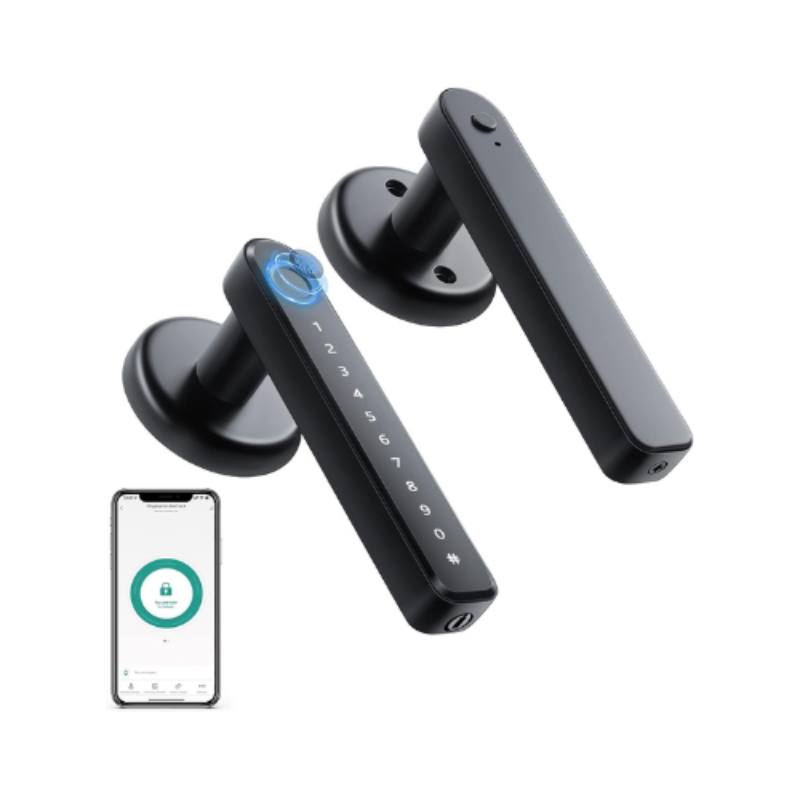 FingerLocker Electronic Room Lock — 35–50 mm Door Thickness, 60 mm Backset