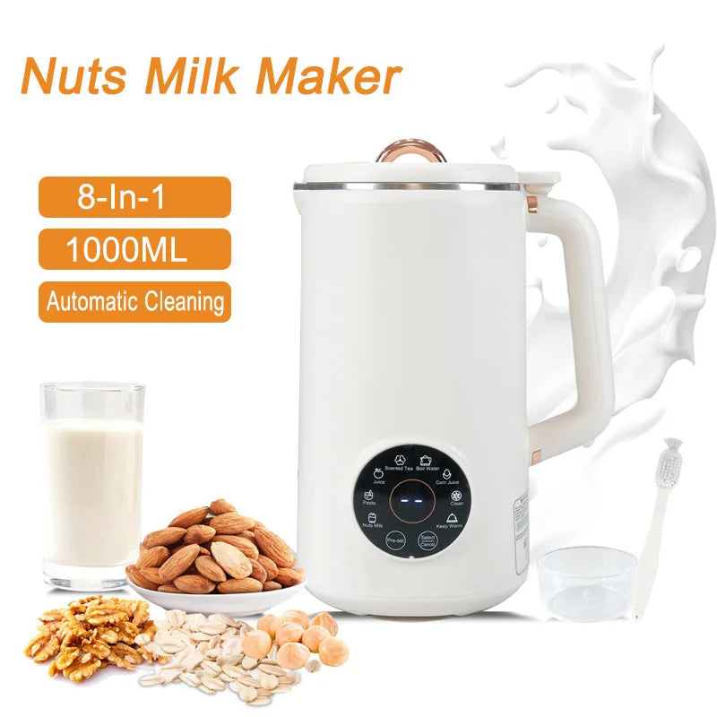 Preparador de leche vegetal NutriBlend 8 en 1 — Capacidad de 1000 ml