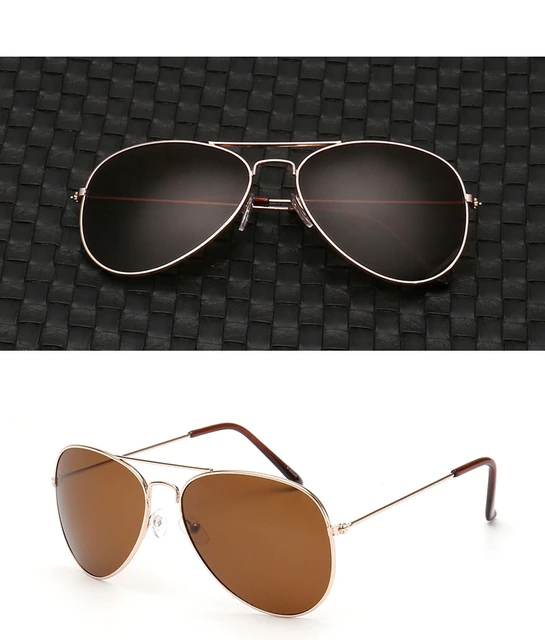 Gafas de sol de aviador polarizadas de lujo — Ligeras y resistentes a los arañazos