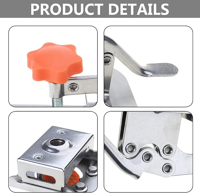 35mm Hinge Boring Jig Template — Precision Woodworking Drill Guide Kit