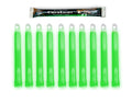 Bastoncini luminosi Cyalume ChemLight verdi, grado militare - lunghezza di 6-Inch, illuminazione a 360 gradi, visibilità di 1-Mile, durata di 12-Hour, confezione da 10