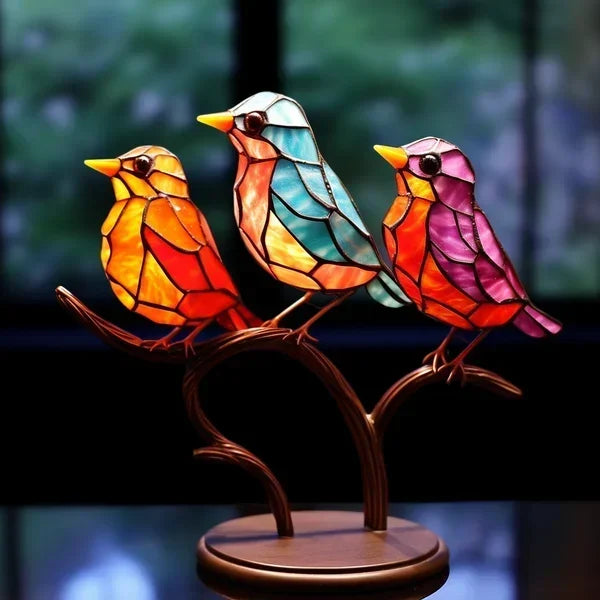 VitraGlow Handmade Stained Glass Table Lamp