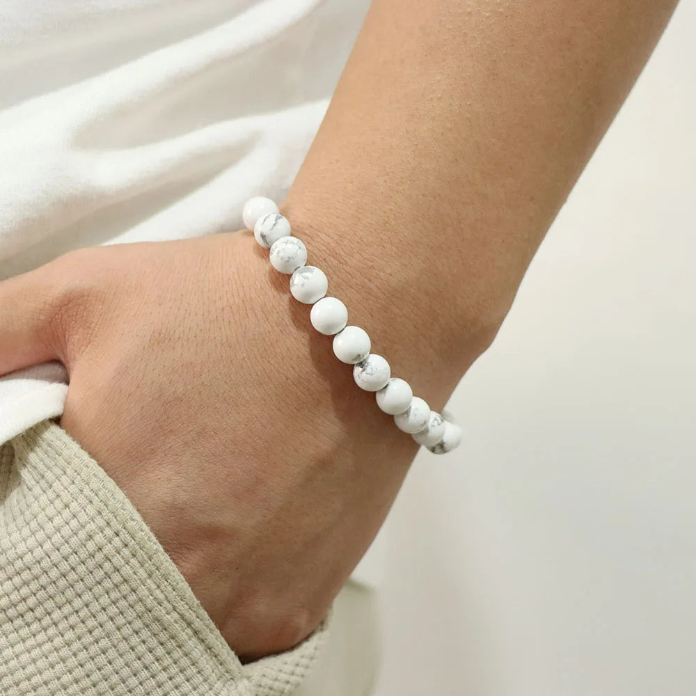 Aria-armbånd med naturlige krystaller til energihealing
