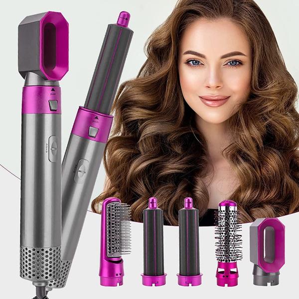 Modelador de cabelo 5 em 1 – modelador automático, secador e escova alisadora com efeito Coanda
