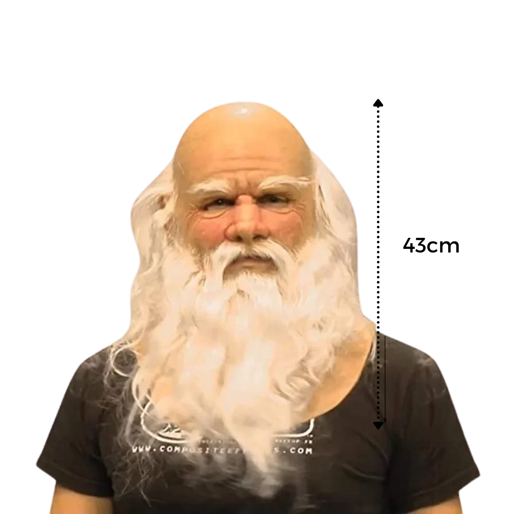 Realistic Ventilated Santa Cosplay Mask
