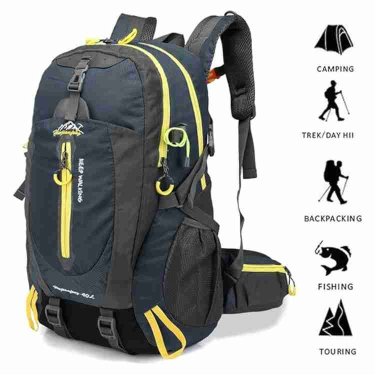 Wasserdichter Wanderrucksack mit 40L Fassungsvermögen – mehrere Fächer, geräumige Innenaufteilung