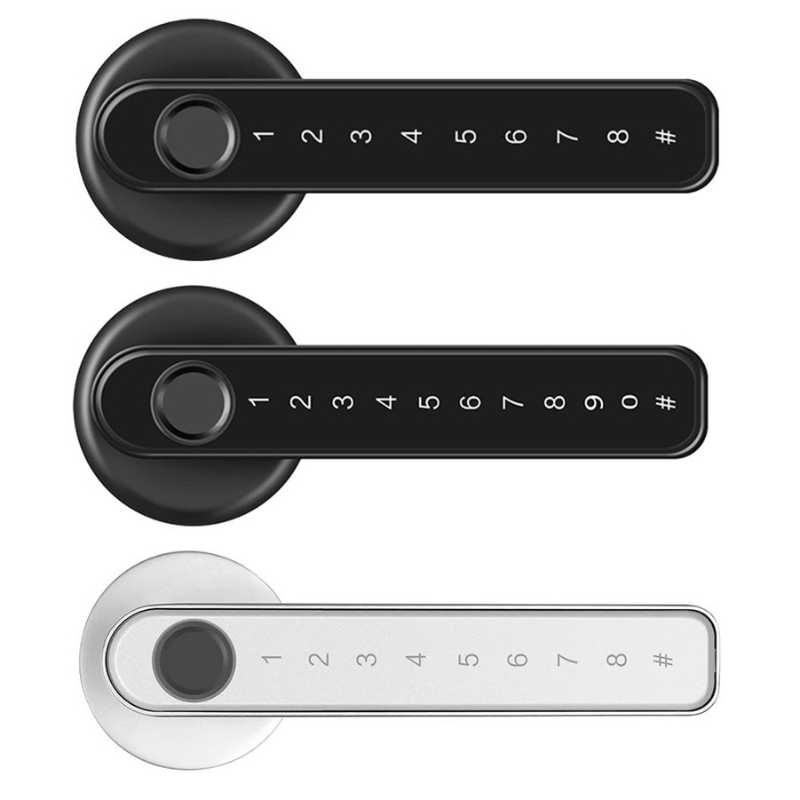 FingerLocker Electronic Room Lock — 35–50 mm Door Thickness, 60 mm Backset