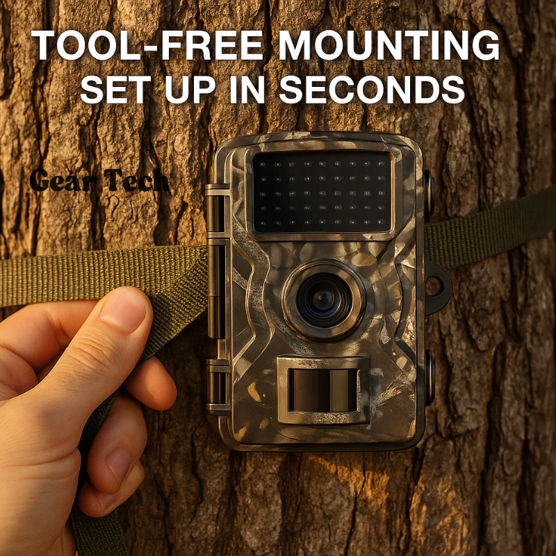 Sophia L. Night Vision Wildlife Camera – 16MP Photos, 1080p Video, Day/Night Sensor