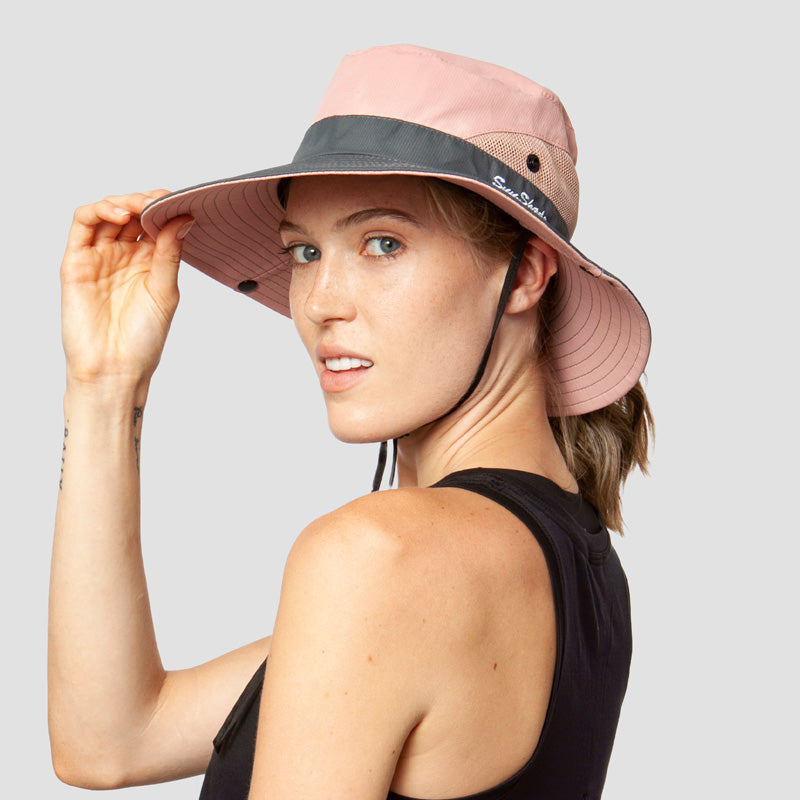 SunWise składany kapelusz przeciwsłoneczny — kopuła z ochroną UV, lekki i łatwy do spakowania