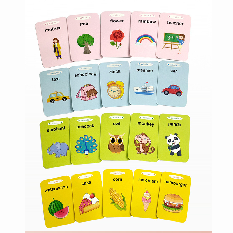 Carduri cu sunete — Jucărie audio educativă pentru învățarea vocabularului, pentru copii de 2-6 ani
