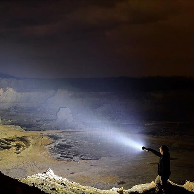 High-Performance Waterproof LED Flashlight — 30000-5000 Lumens