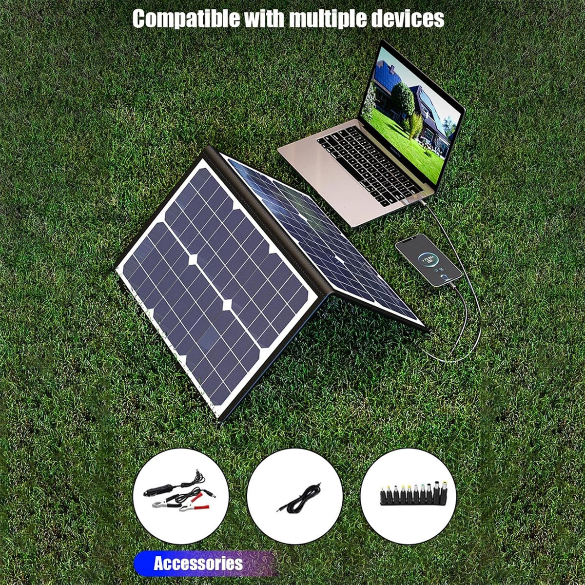 SolaraX 1000 W Składany zestaw panelu słonecznego — zintegrowane ładowanie MPPT