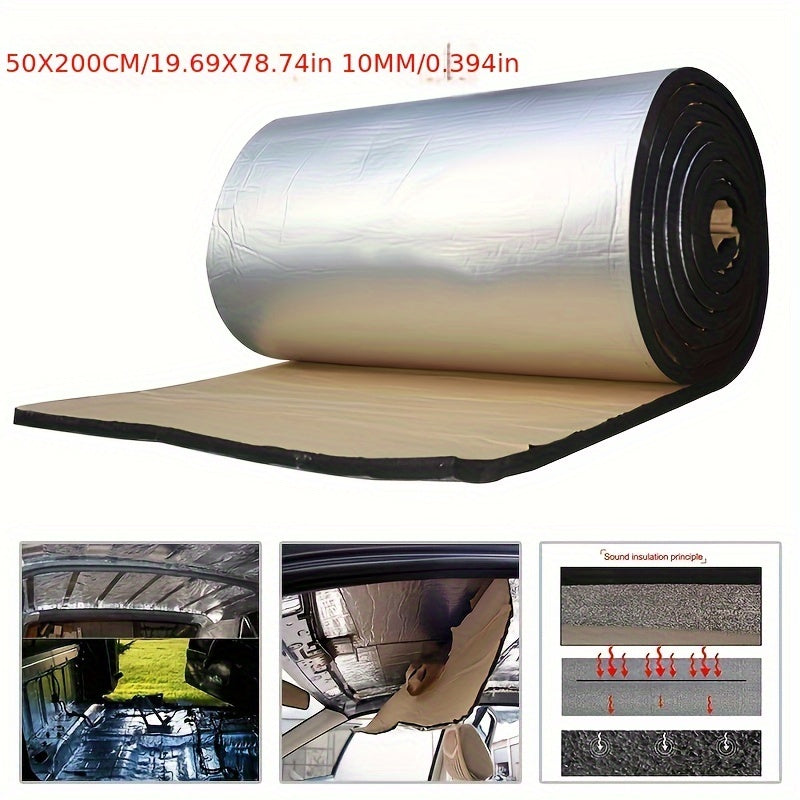 Self-Adhesive Car Insulation Foam — Thermal Acoustic Soundproofing Rubber-Plastic Material Sheets