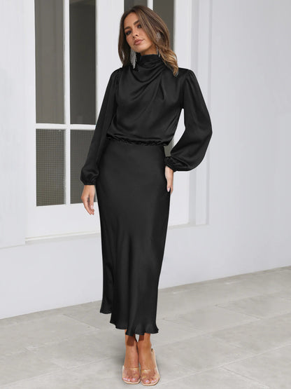 Robe Satinée Élégante