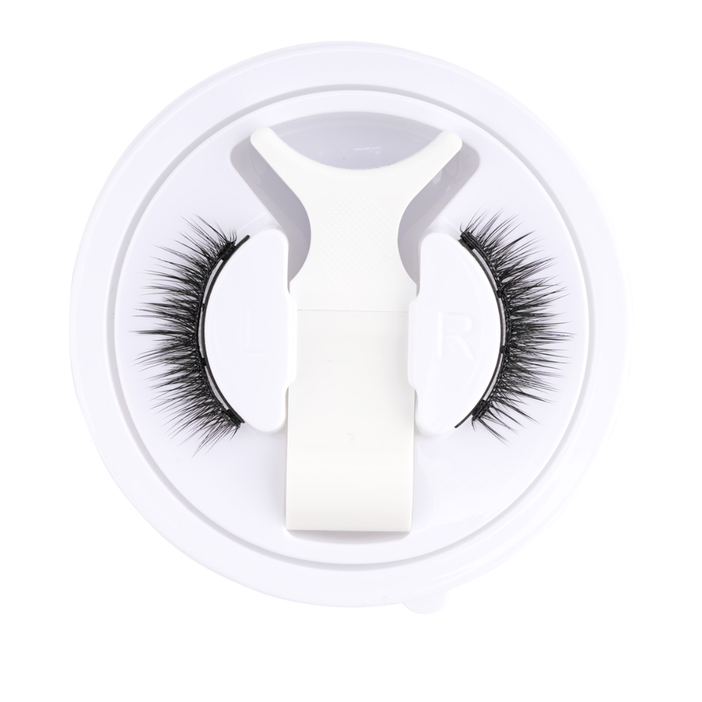 Kit de faux cils magnétiques et pince — Réutilisables, sans colle