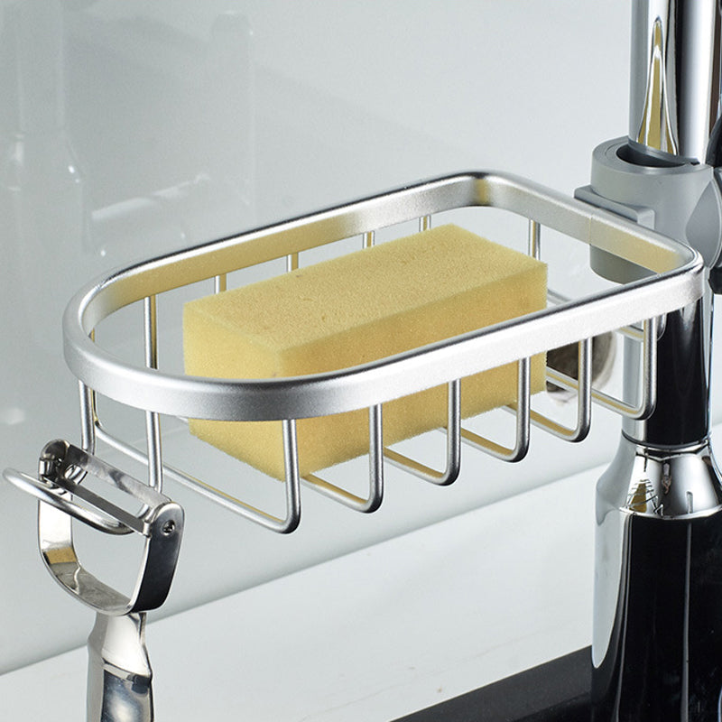 Drill Free Shower Caddy – Stainless Aluminum Build, Silver or Black