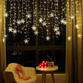 Snowflake Pattern LED Curtain Light Chain