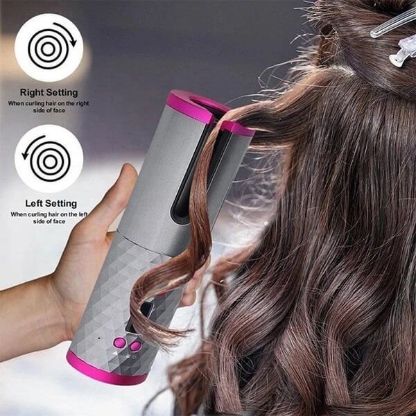 Automatic Wireless Hair Curler — One-Press Activation