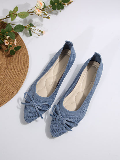 Ballerines Pointues Tricot