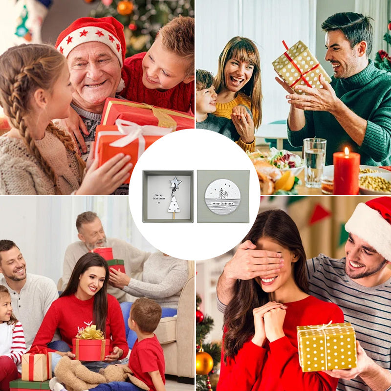Caixa de oferta Amizade com anjo — Figura decorativa inspiradora para guardar como recordação