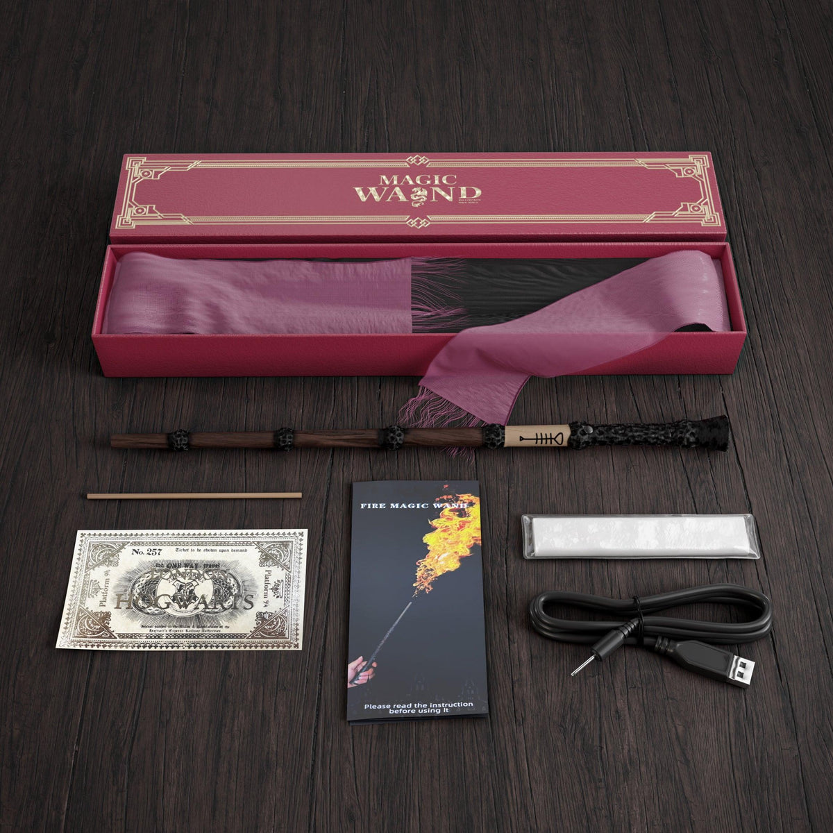 Harry Potter Original Fire Wand — BOGO Twin Pack