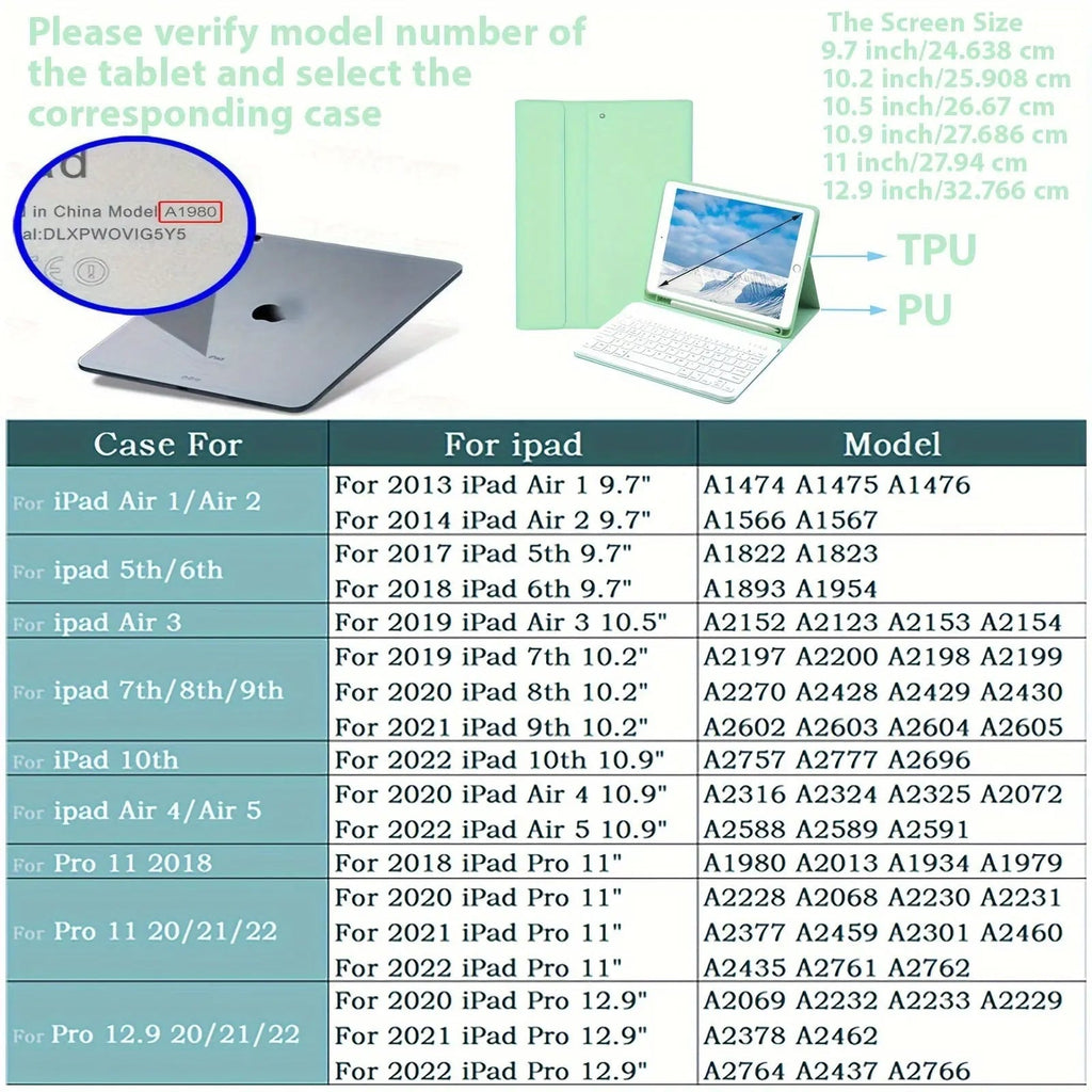 FlexKey Pro iPad Keyboard Case — Broad Model Compatibility
