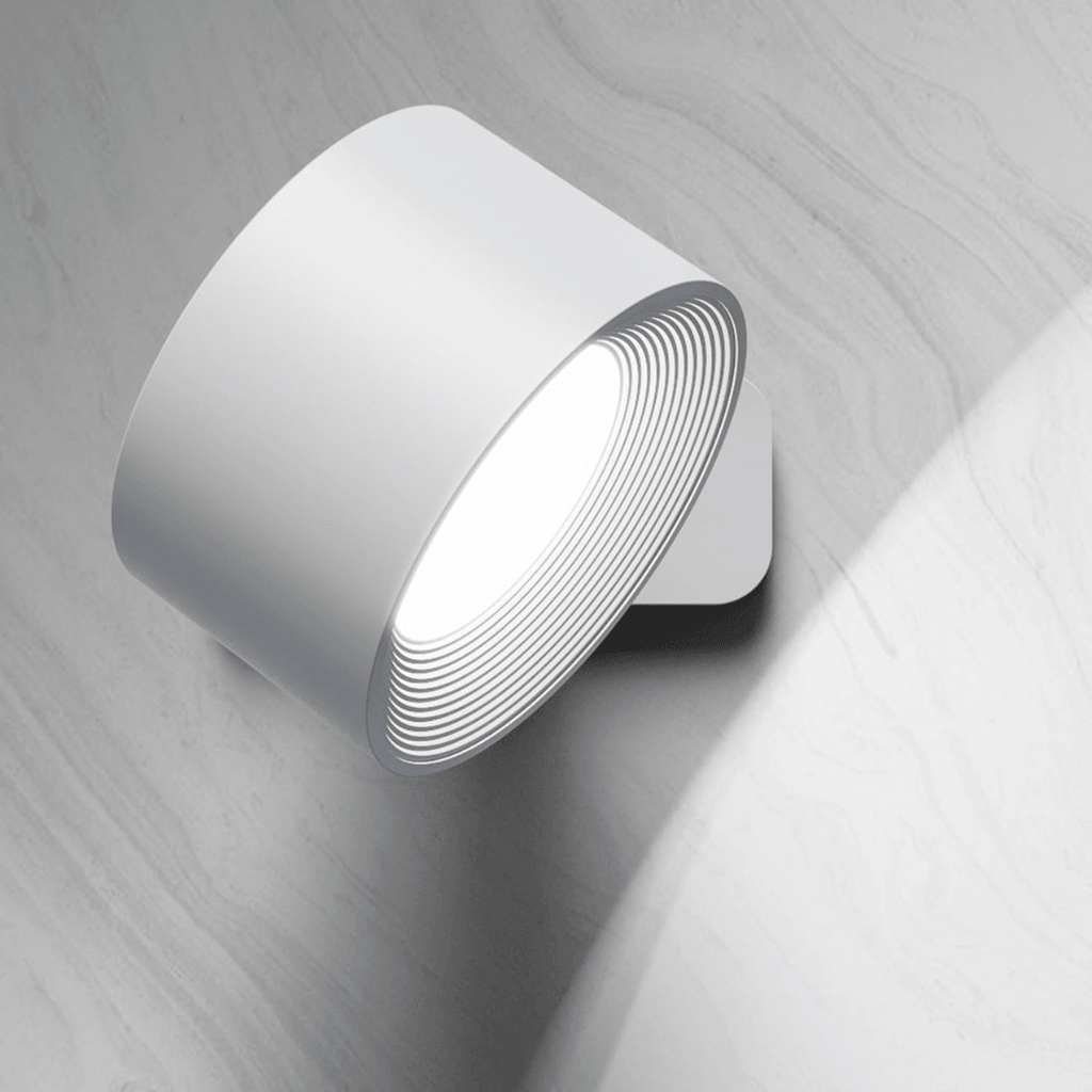 Wireless Wall Lamp — USB Rechargeable LED Lighting, 360° Adjustable Head