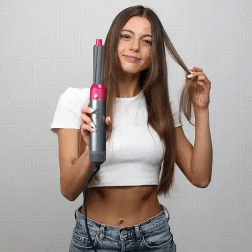 Modelador de cabelo 5 em 1 – modelador automático, secador e escova alisadora com efeito Coanda