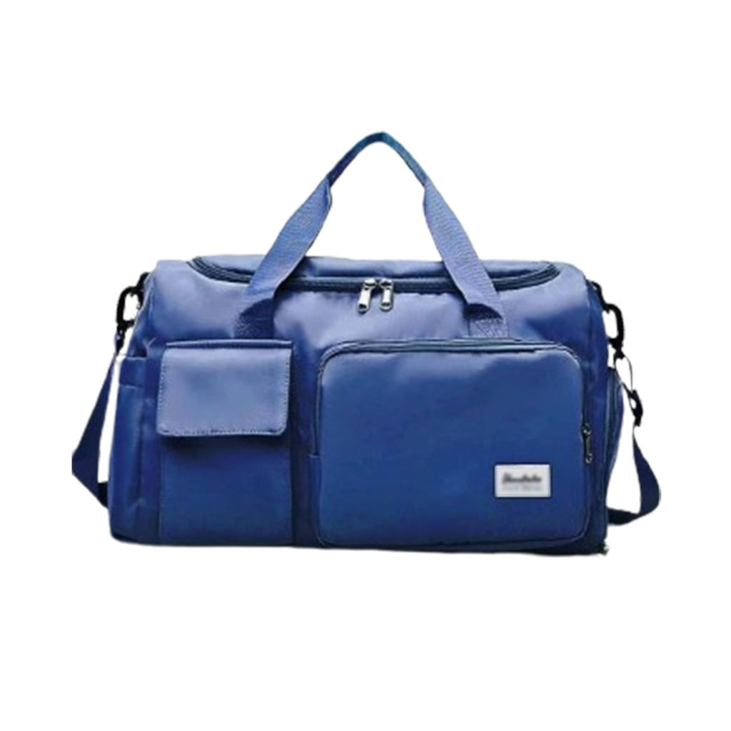 Saco de viagem com vários bolsos e compartimento separado para calçado